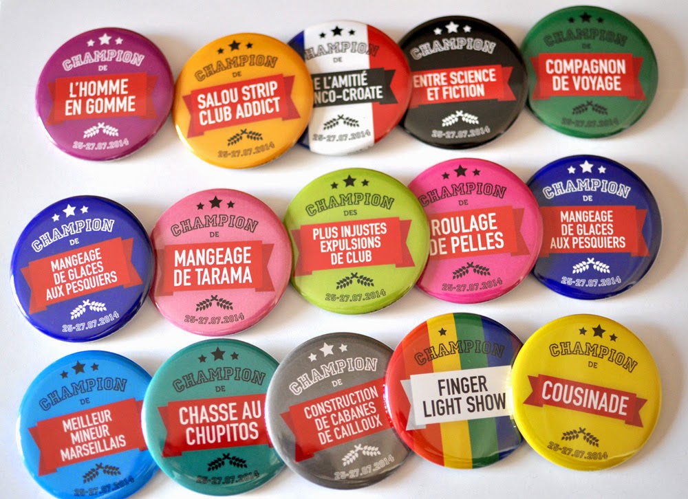Badge medaille defis evg
