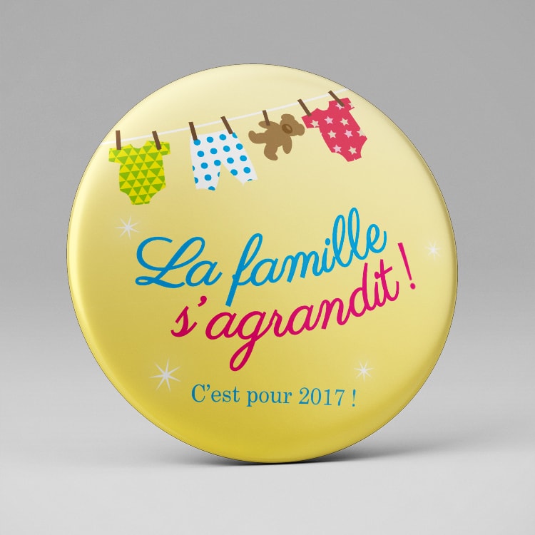Annonce Originale Grossesse Magnet La Famille S Agrandit