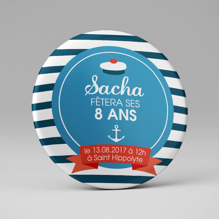 Invitation Marine Bulles De Neige