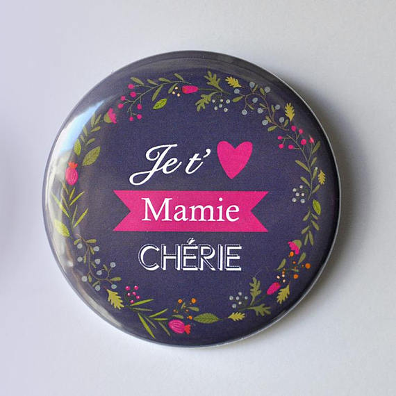 Magnet 56mm Super marraine aimant frigo id/ée cadeau anniversaire no/ël bapt/ême naissance communion