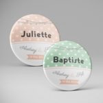 Mariage / Marque-place / Badge ou magnets