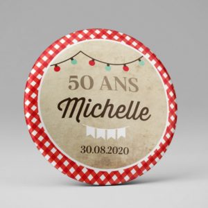 Anniversaire Badges Ou Magnets Souvenir Cadeau Invite Original