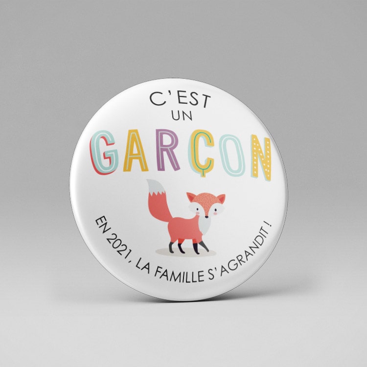 Magnet Cadeau Annonce Sexe Bebe Fille Ou Garcon
